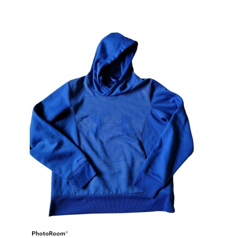 Under Armour Youth Blue Polyester Large Hoodie FLA